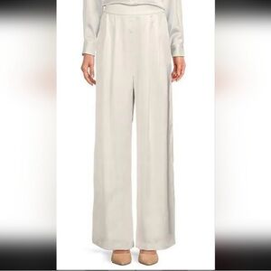 NWT Gianni Bini Cream Women's Wide-Leg satin Pants